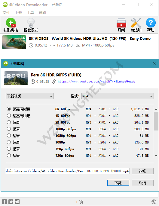 4K Video Downloader - 无中和wzhonghe.com -1