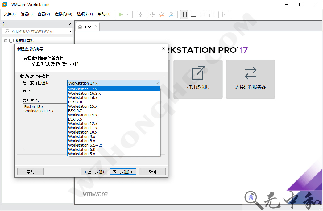 VMware Workstation v17 - 无中和wzhonghe.com -1