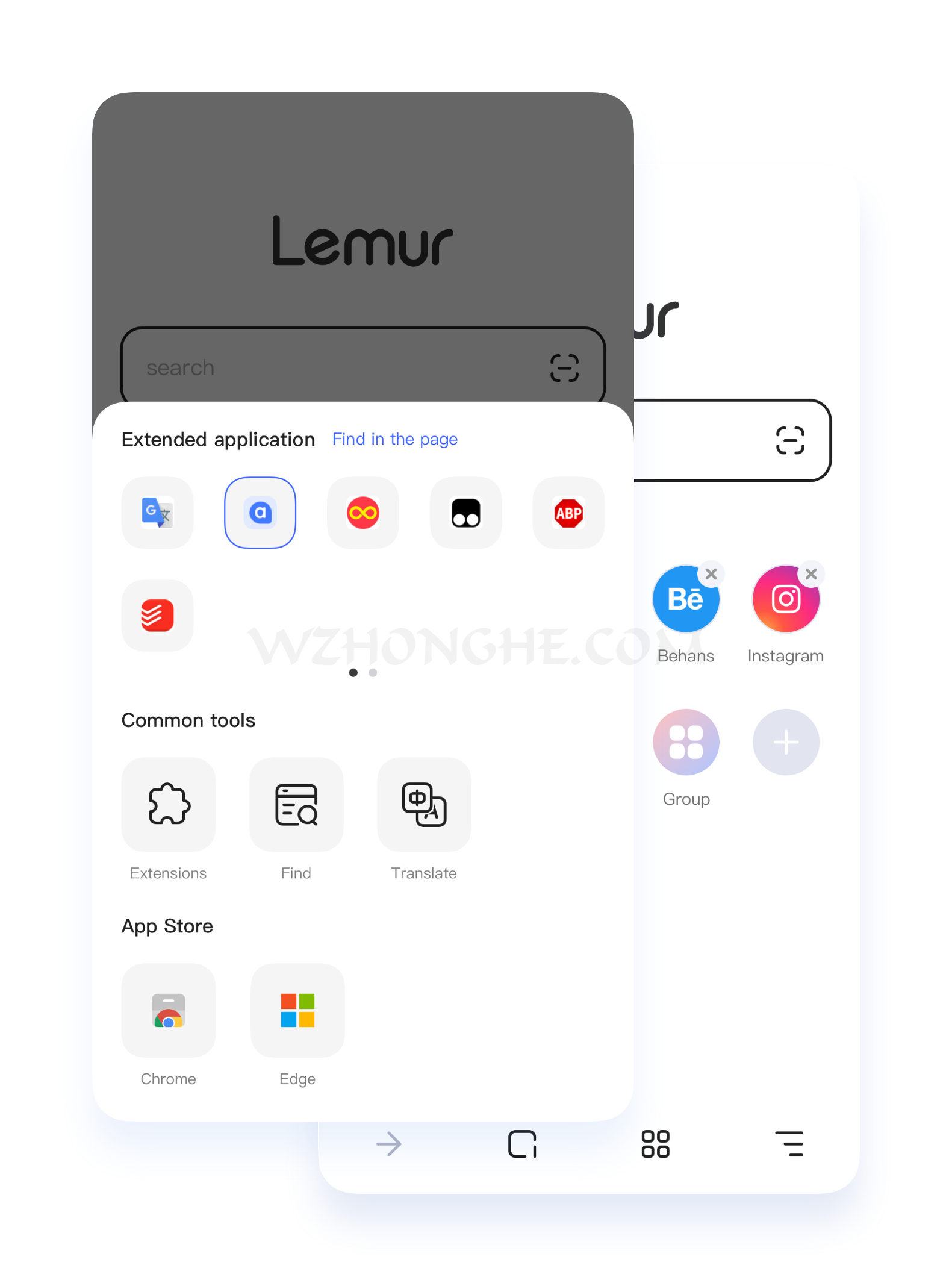 Lemur Browser(狐猴浏览器) -无中和wzhonghe.com